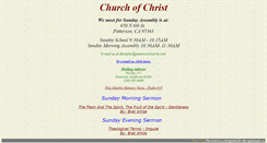 Desktop Screenshot of pattersonchurch.com